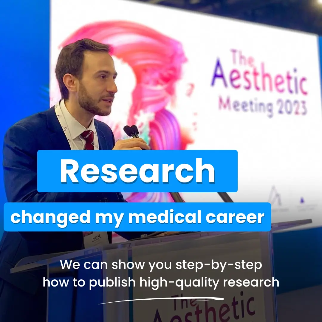 Research Course Changing Medical Career An image promoting a research course that significantly impacted a medical career, highlighting the transformative opportunities and experiences provided by the course.